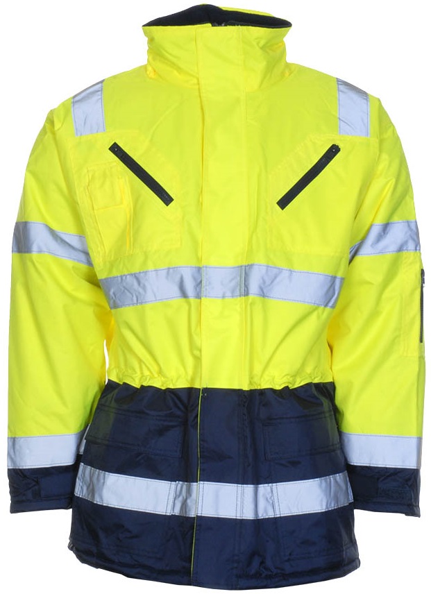 Gefütterter Warnschutz-Parka