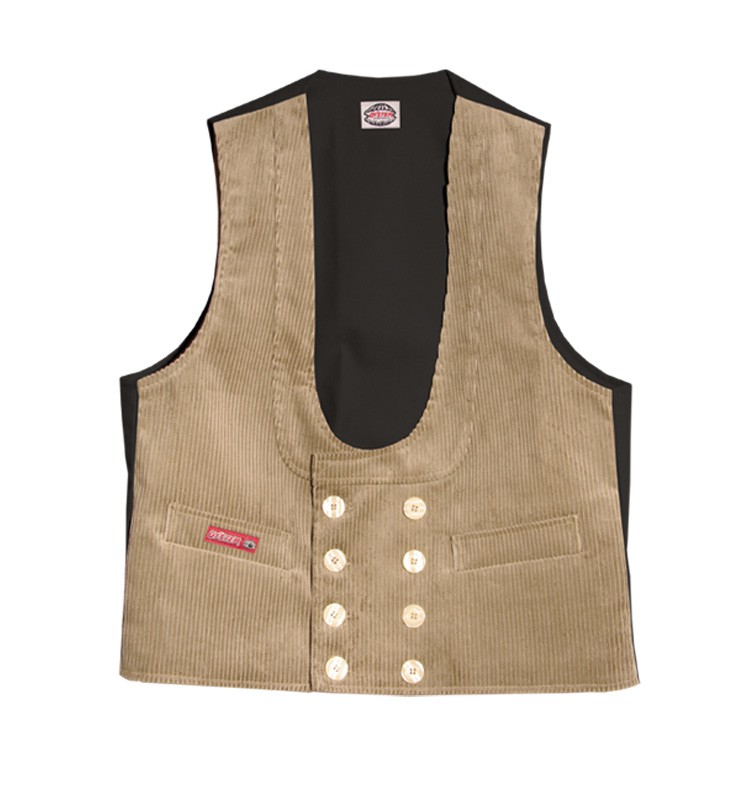 Manchester Zunftweste beige/mörtel
