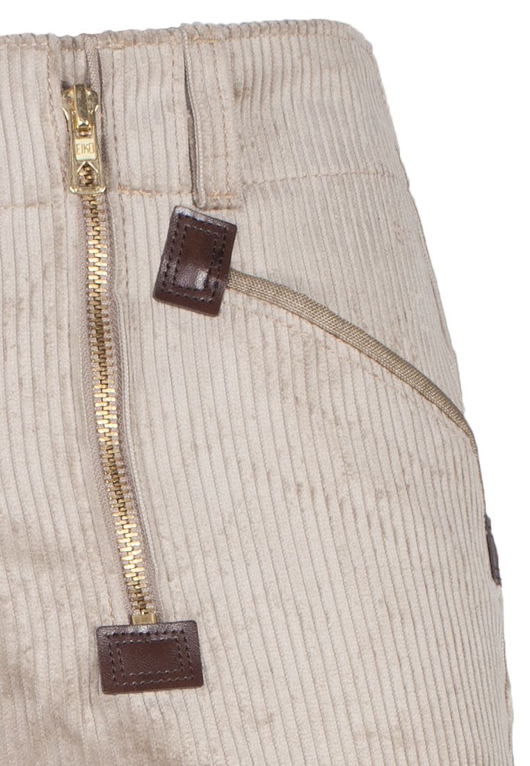 Donau Trenkercord-Zunfthose weiß, Detail