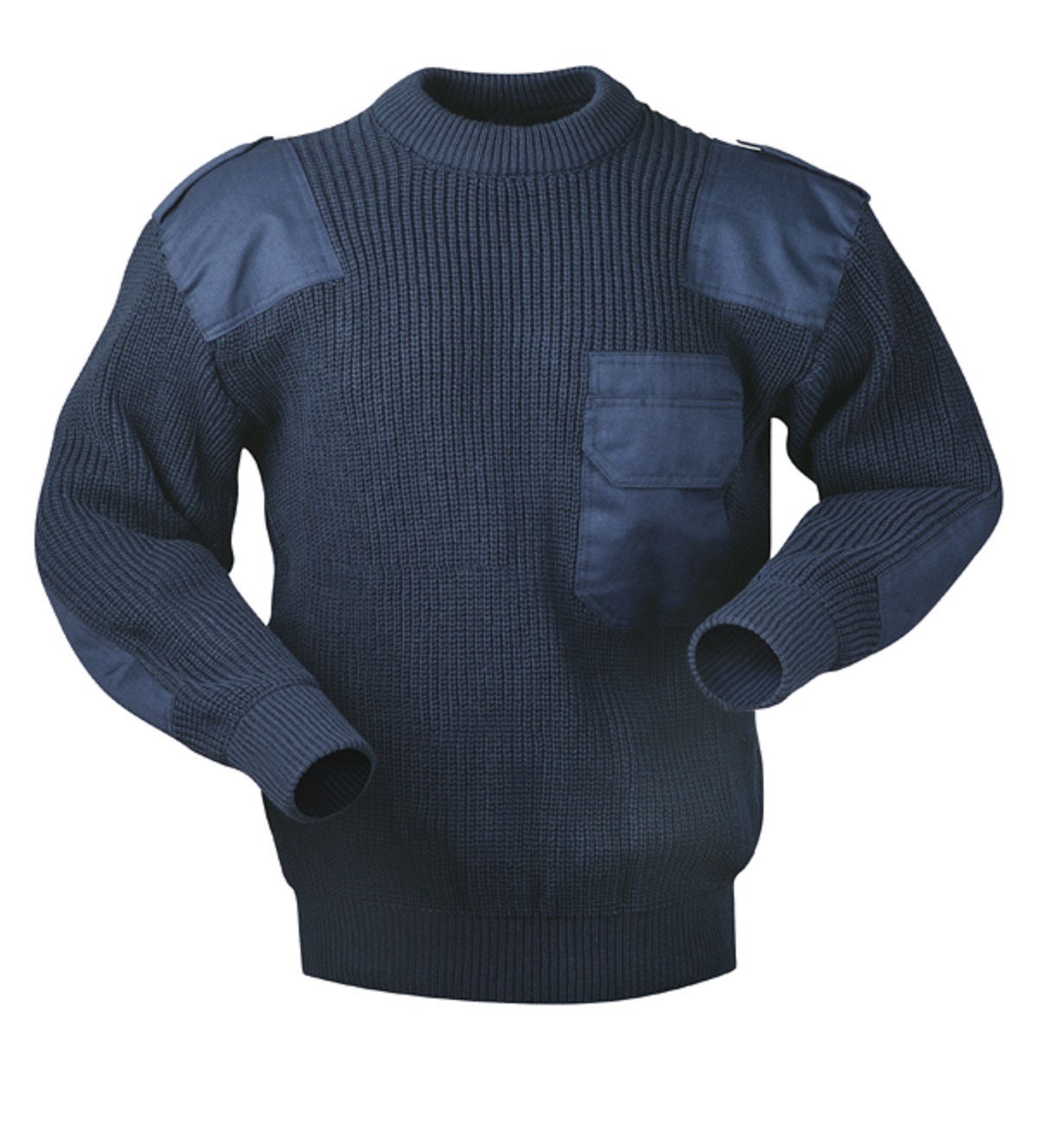 Strickpullover mit Brusttasche
