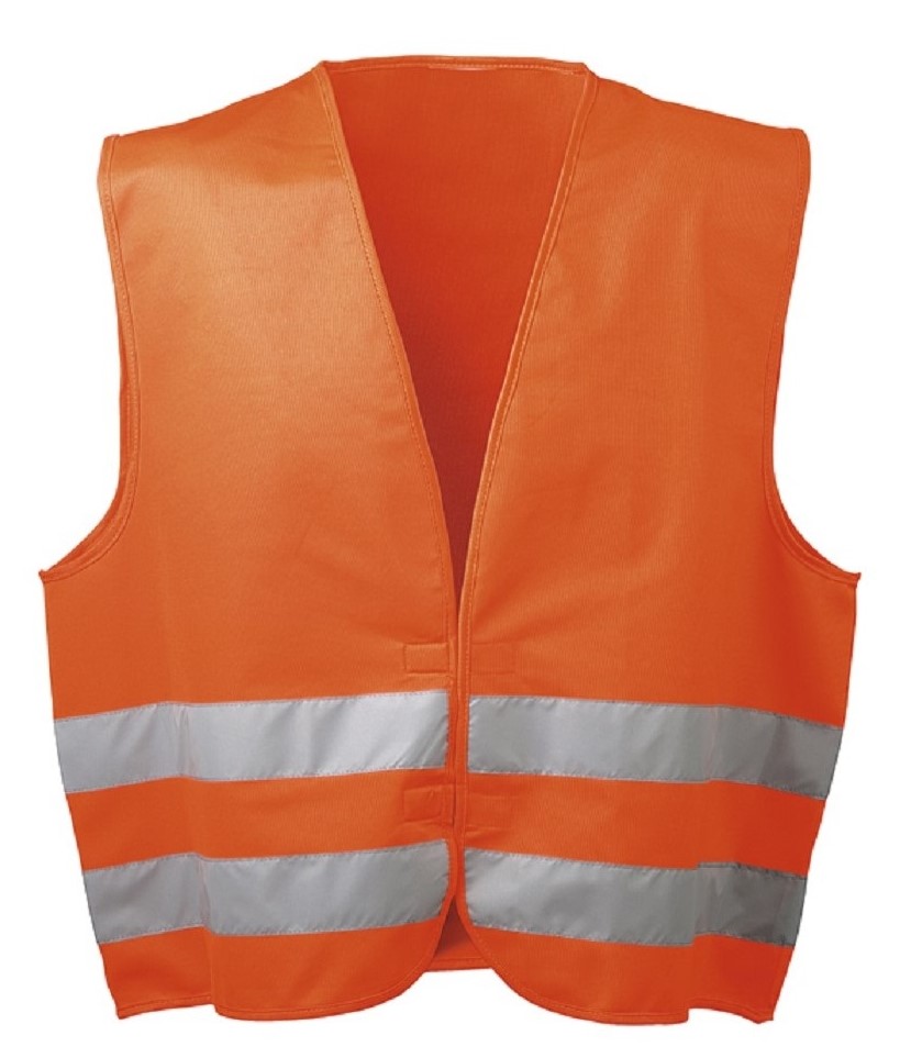 Sehr günstige Warnschutzweste, orange