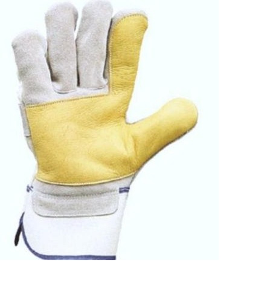 Arbeitshandschuh mit Volllederverstärkung.