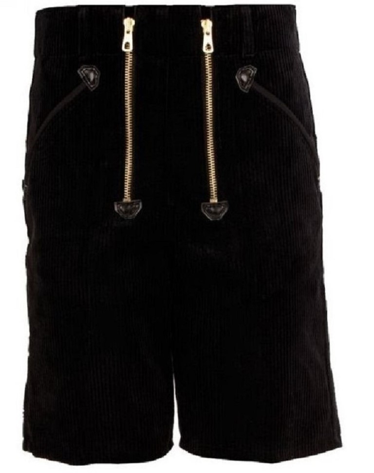 EIKO Zunftshorts aus Trenkercord, schwarz.