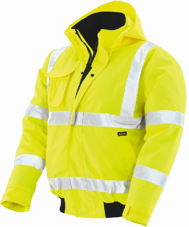 teXXor® Warnschutz-Pilotenjacke gelb WHISTLER, bis Größe 5XL.