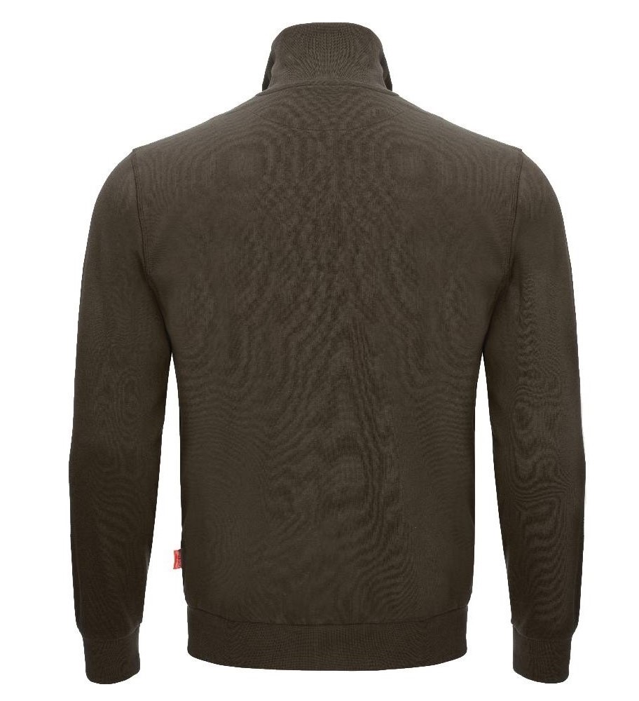 MOTION TEX LIGHT Sweatjacke, braun, Rücken