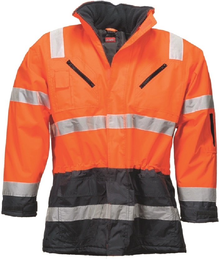 Gefütterter Warnschutz-Parka