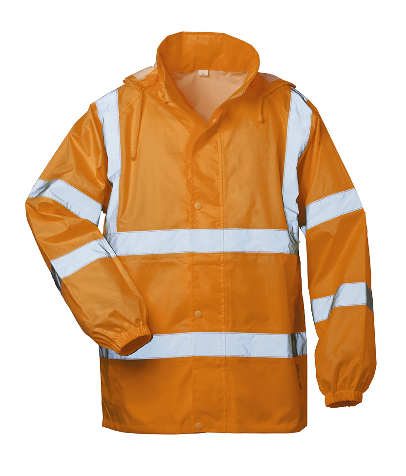 Warnschutz Regenjacke orange HAUKE