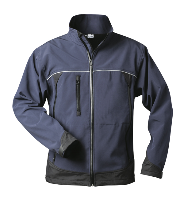 Softshelljacke GAMMA marineblau/schwarz