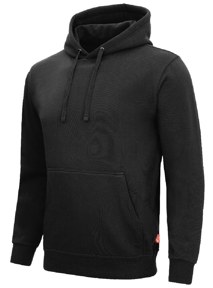 MOTION TEX Kapuzen-Pullover, Schwarz