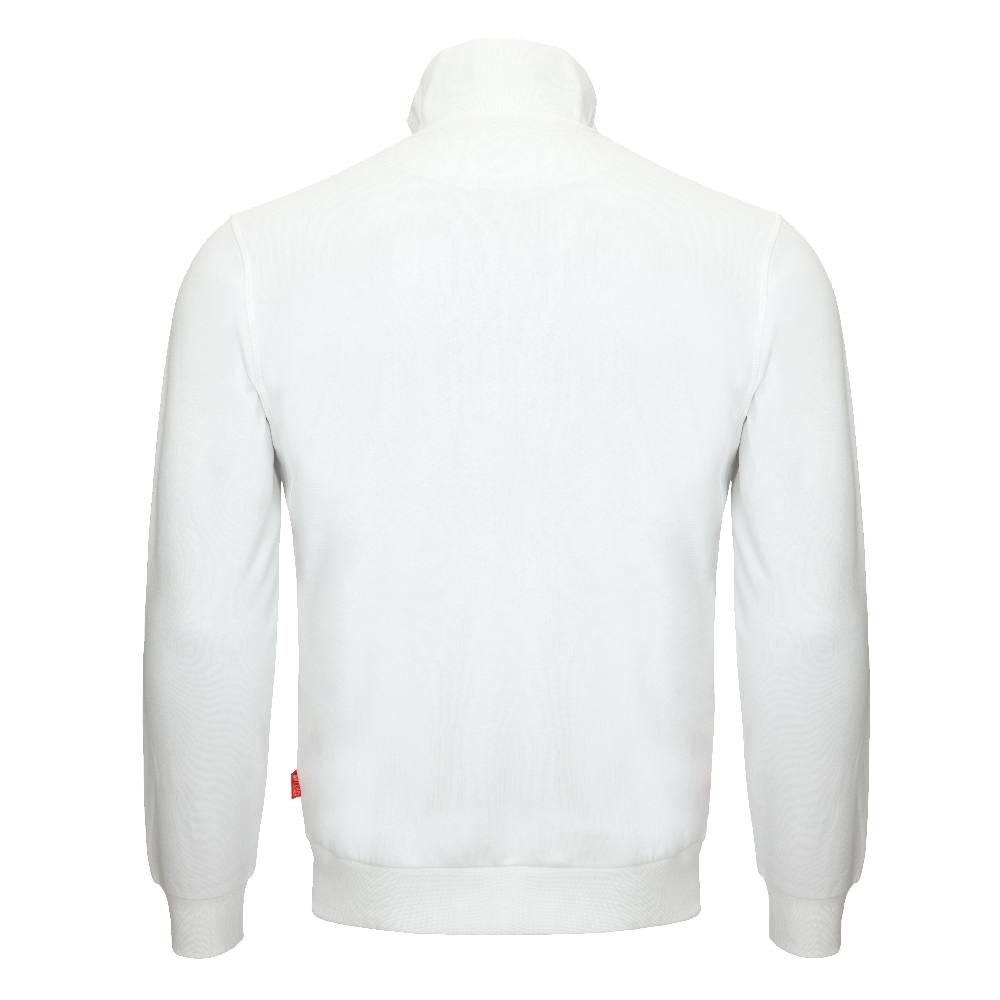 MOTION TEX LIGHT Sweatjacke, weiß, Rücken