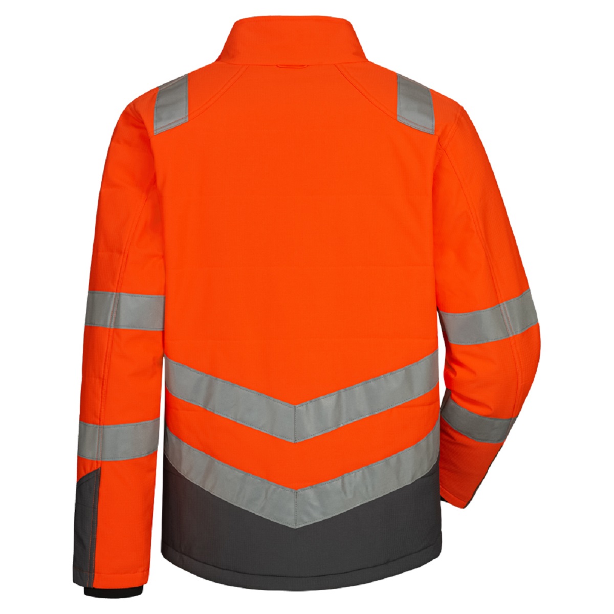 Steppjacke orange/grau, BECHTOL, Rücken