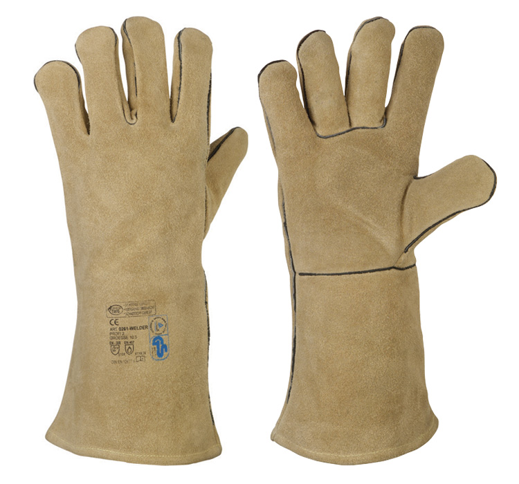 0257 WELDER-PROFI 2, gefütterter Schweißerhandschuh