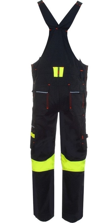 BLACK LINE Latzhose, hinten