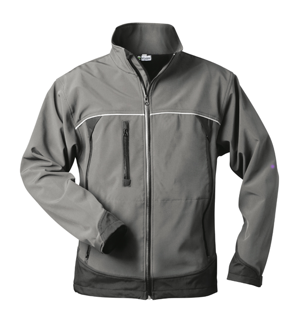 Sftshelljacke BETA grau/schwarz