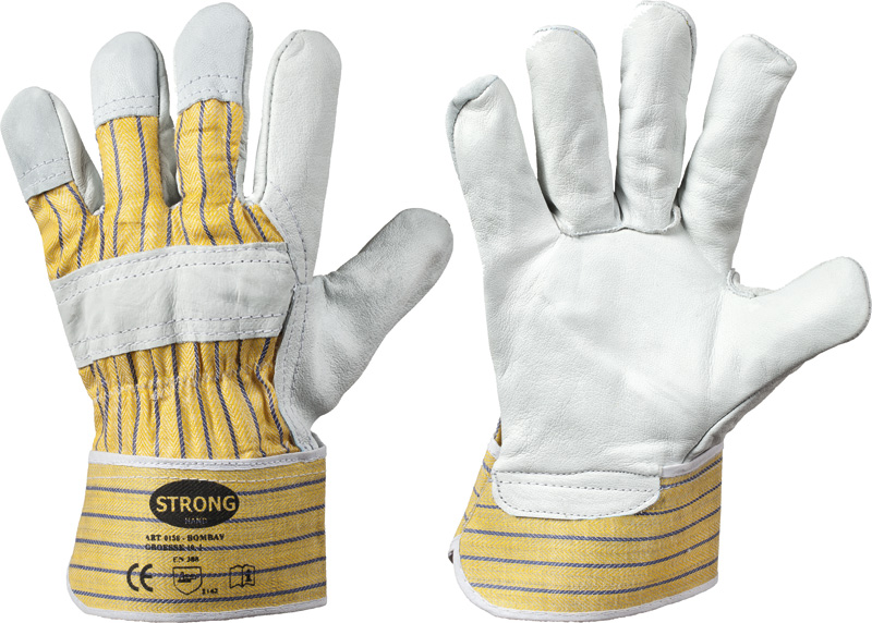 Sehr preisgünstiger Handschuh BOMBAY, aus geschmeidigem Rindnarbenleder.