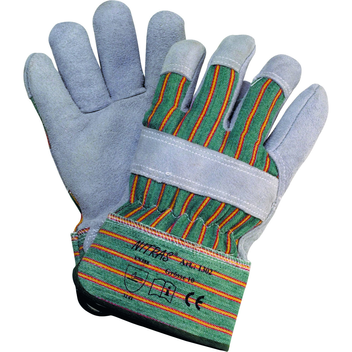 TÜV/GS. zrtifizierter Kernspaltlederhandschuh NITRAS Splitmaster.
