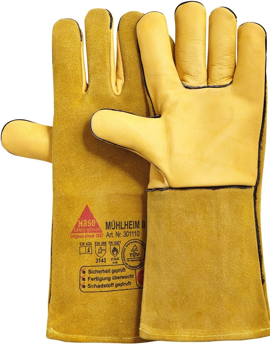 Schweisserhandschuh-M-hlheim-II-Super-_-XX75311 TÜV/GS gerüfter, gefütterter Schweißerhandschuh
