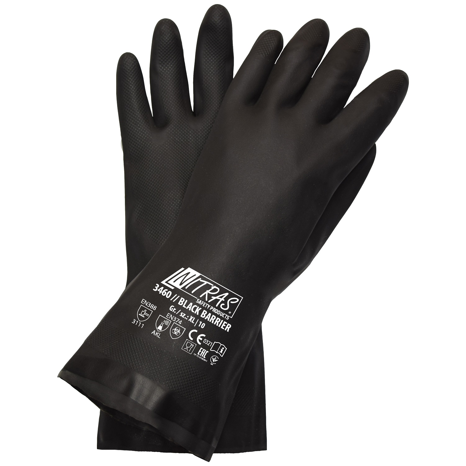 Chem. Schutzhandschuh BLACK BARRIER