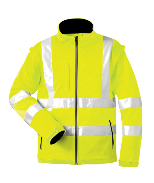 Warnschutz Softshelljacke LOGAN gelb