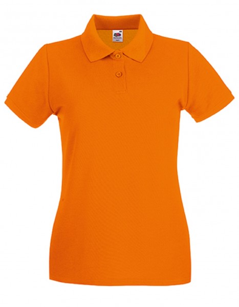 Damen Polo Lady-Fit: orange.